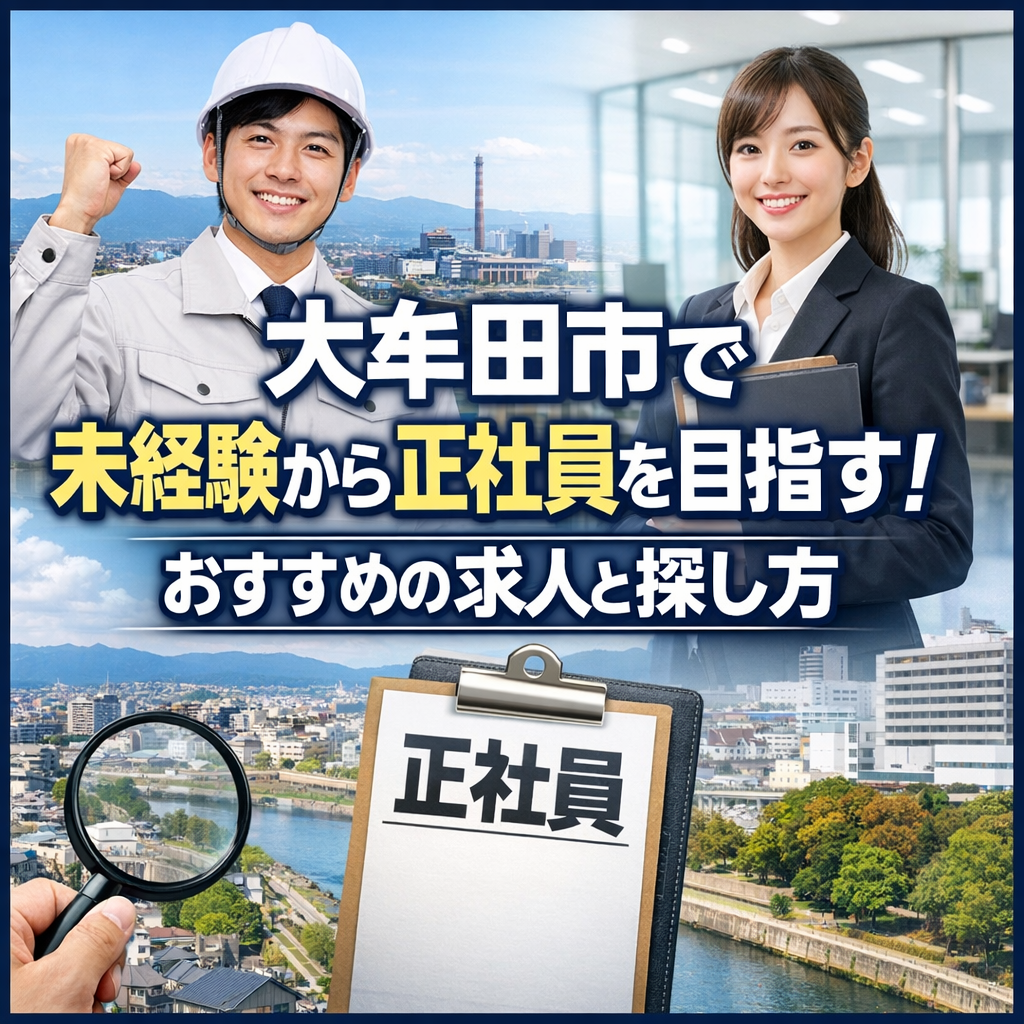 大牟田市で未経験から正社員を目指す！おすすめの求人と探し方